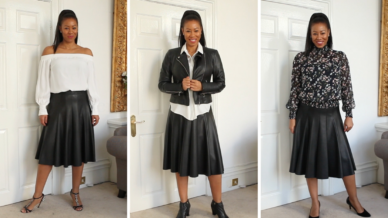 How To Wear A Black Skirt