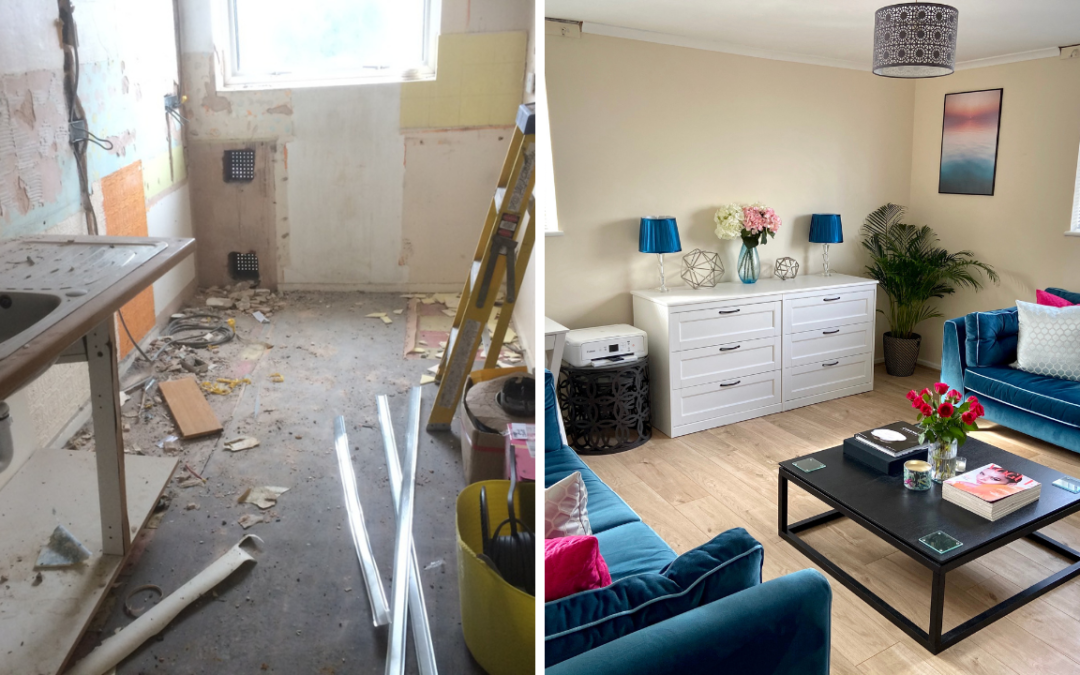 My Property Renovation Before And After – How To Renovate A One Bedroom Flat